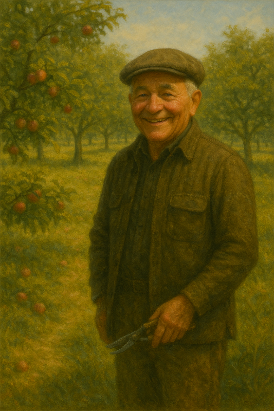 Artwork for Evan Haywood in Apple Orchard